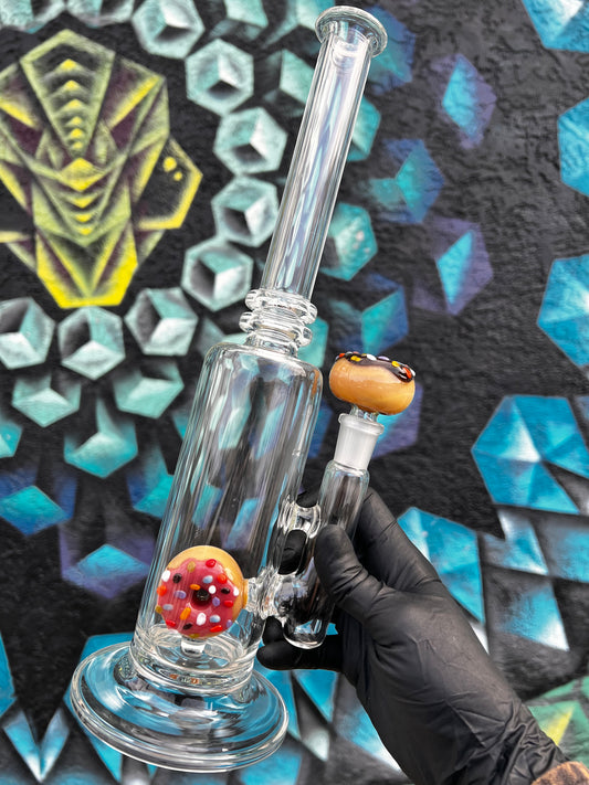 KGB Glass Stemless Donut Tube #2