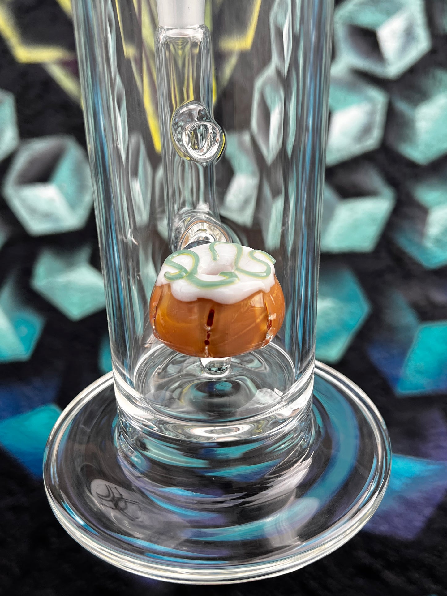 KGB Glass Stemless Donut Tube #3