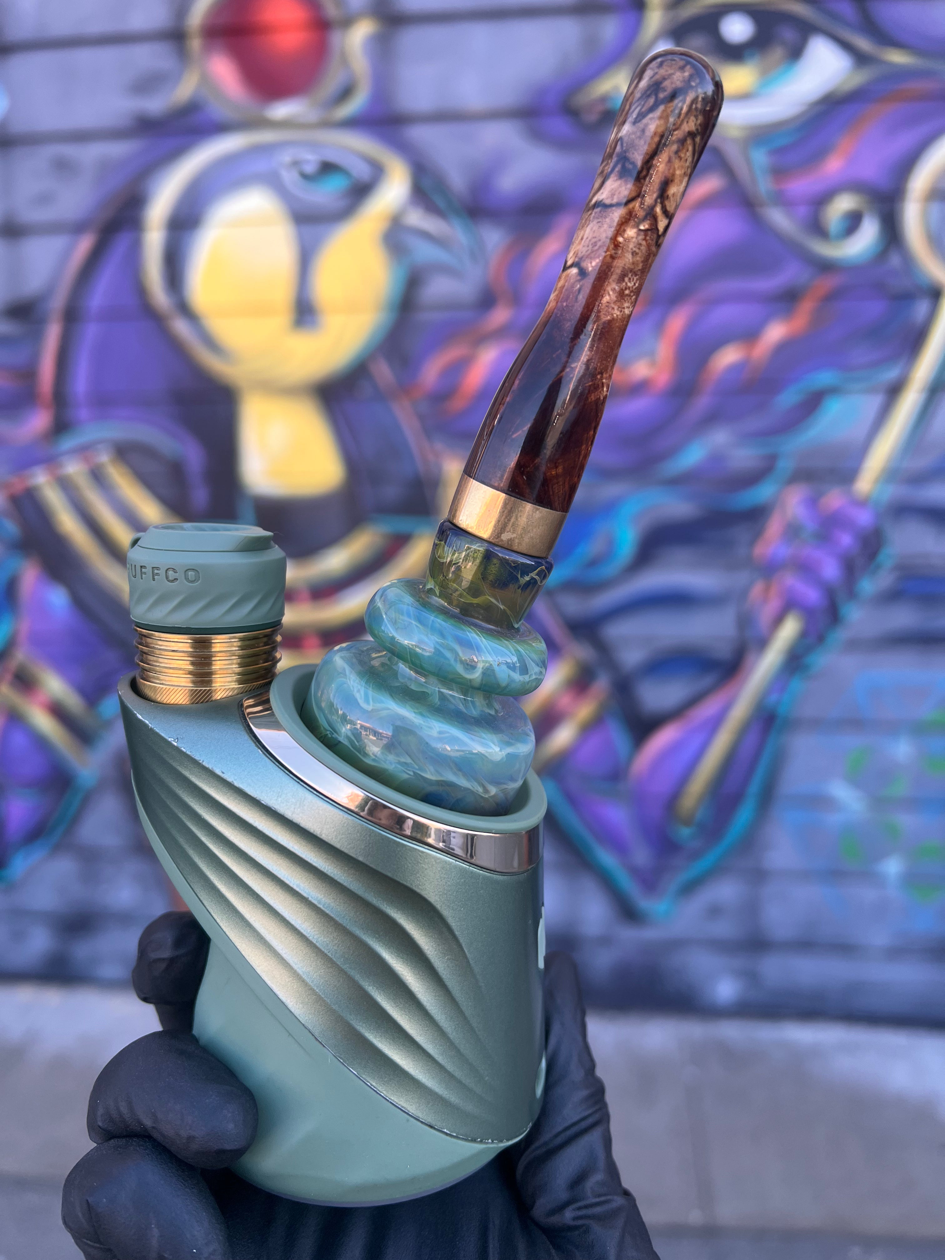 Nap Glass Dry Peak Attachment Green Goddess – Rick Wicked's