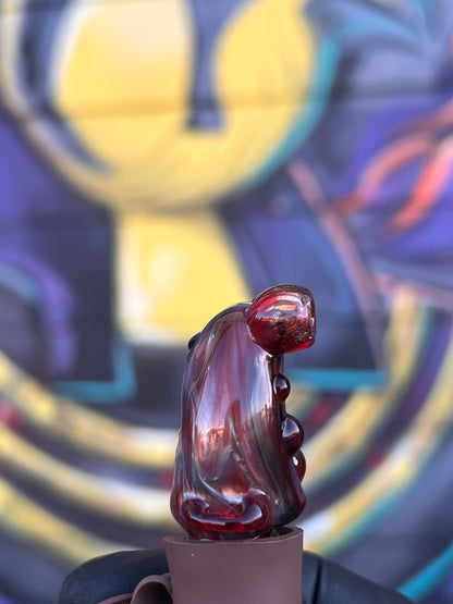 Nap Glass Pivot Purple Ruby Electrum Tentacle Top