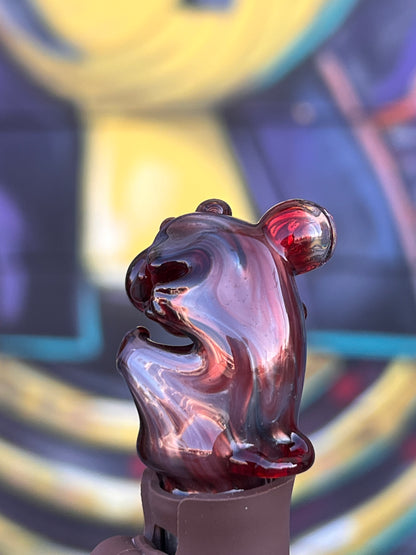 Nap Glass Pivot Purple Ruby Electrum Tentacle Top