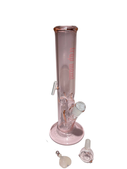 Trap Mamí  Pink Tube with Pink Quartz Heart Poker