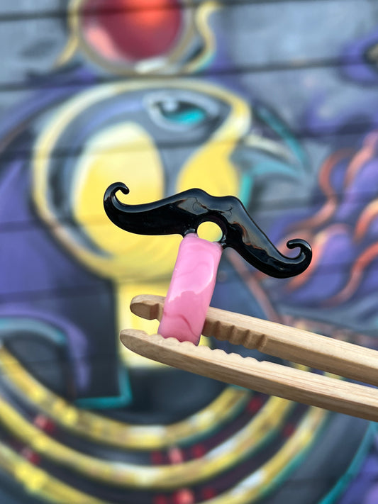 Sakibomb Mustache Joint Holder Ring # 9 Size 8