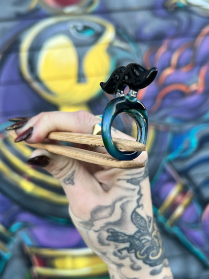 Sakibomb Mustache Joint Holder Ring # 6 Size7