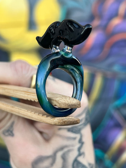 Sakibomb Mustache Joint Holder Ring # 6 Size7