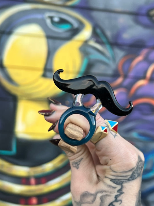 Sakibomb Mustache Joint Holder Ring #1 Size 5.5