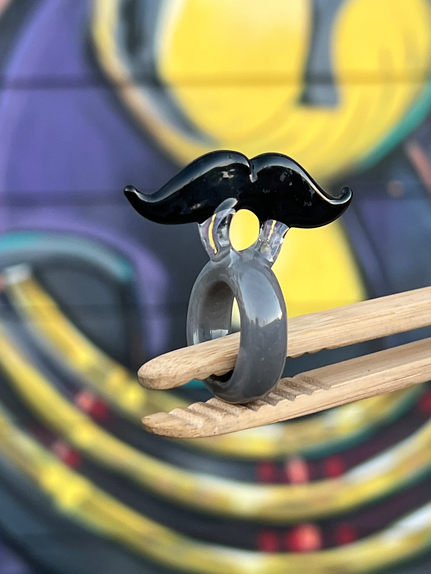 Sakibomb Mustache Joint Holder Ring # 11 Size 5.5