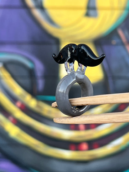 Sakibomb Mustache Joint Holder Ring # 11 Size 5.5