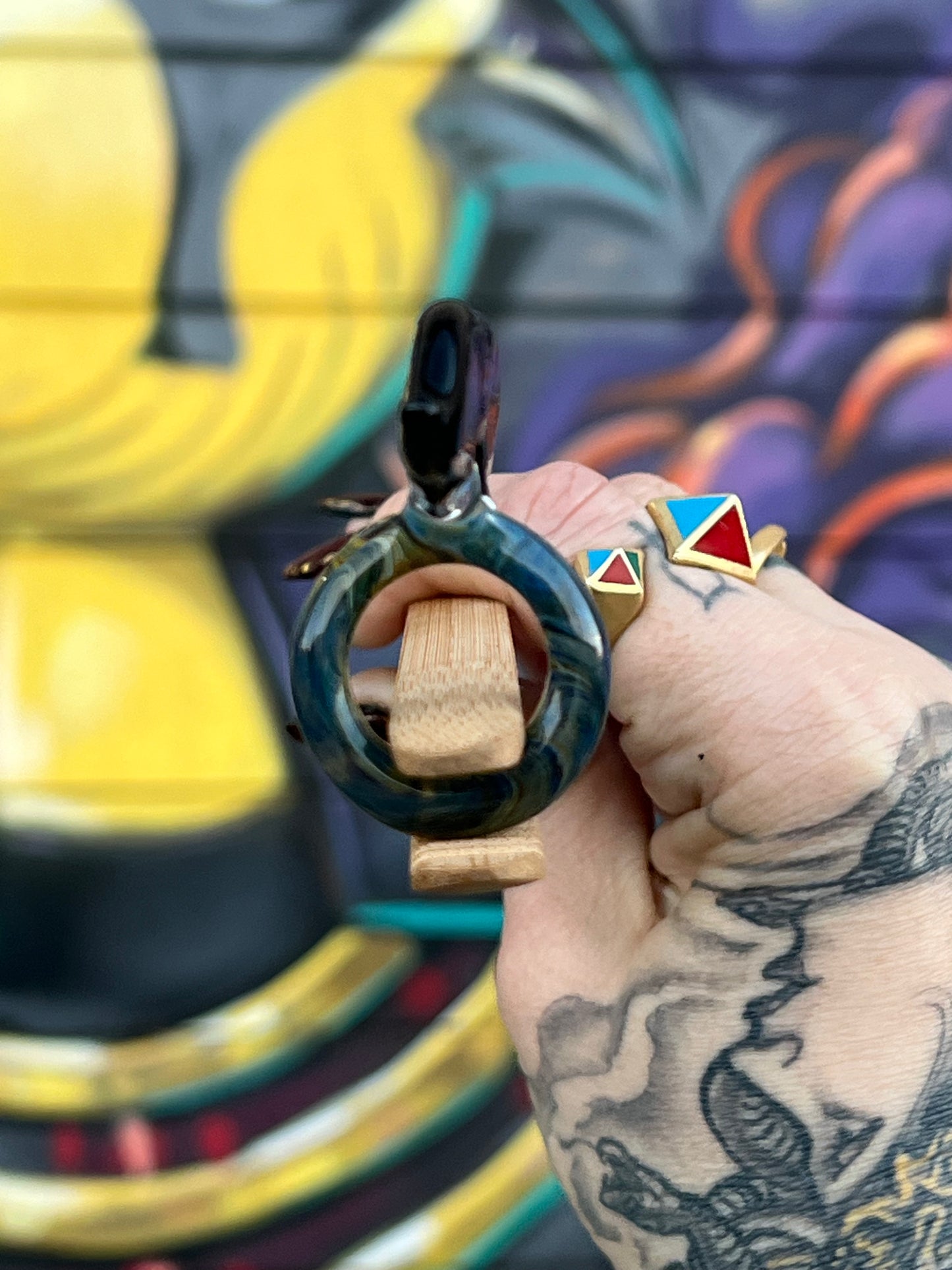 Sakibomb Mustache Joint Holder Ring # 12 Size 8
