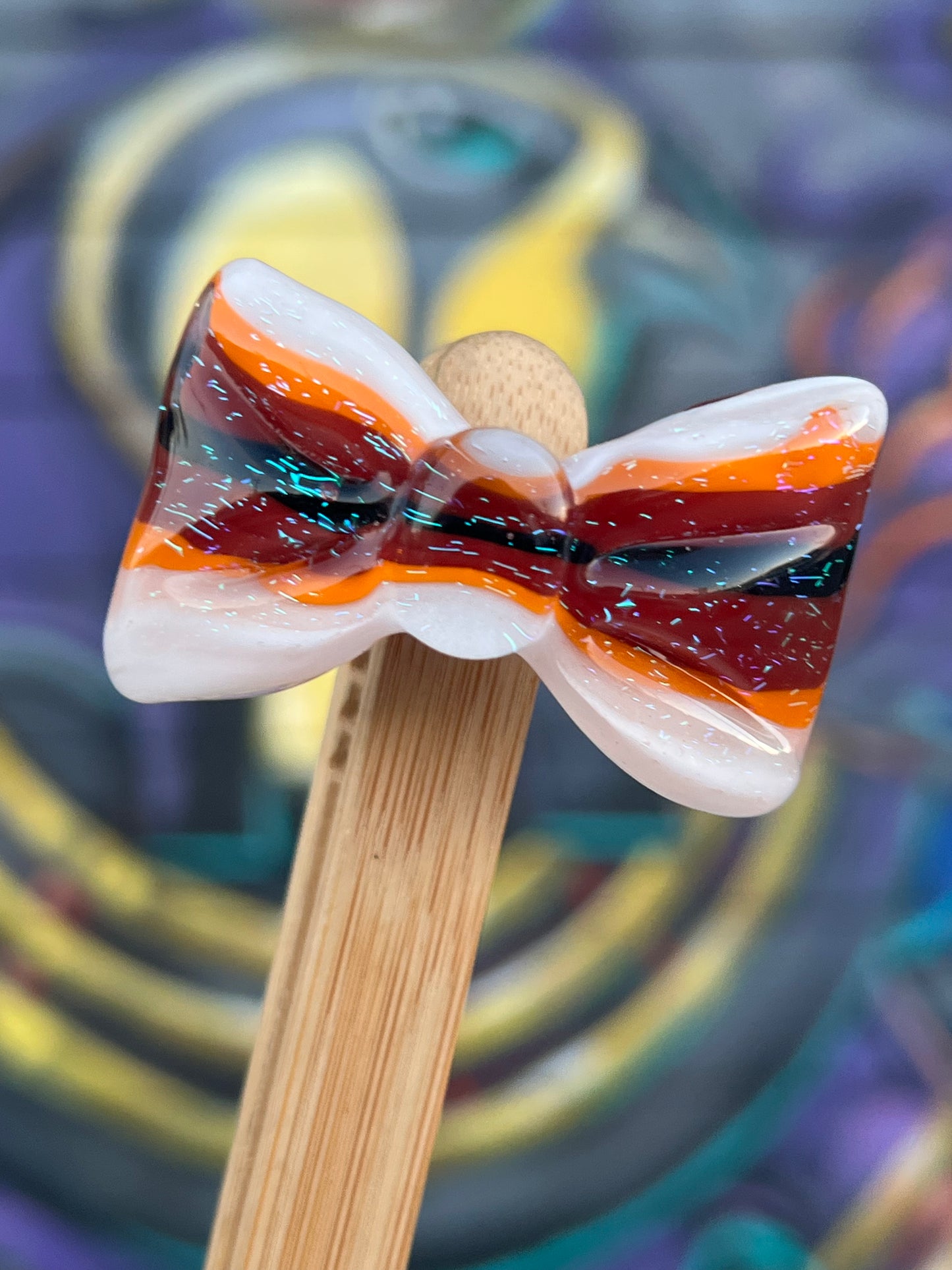 SakiBomb Bow Glass Ring # 6 Size 4