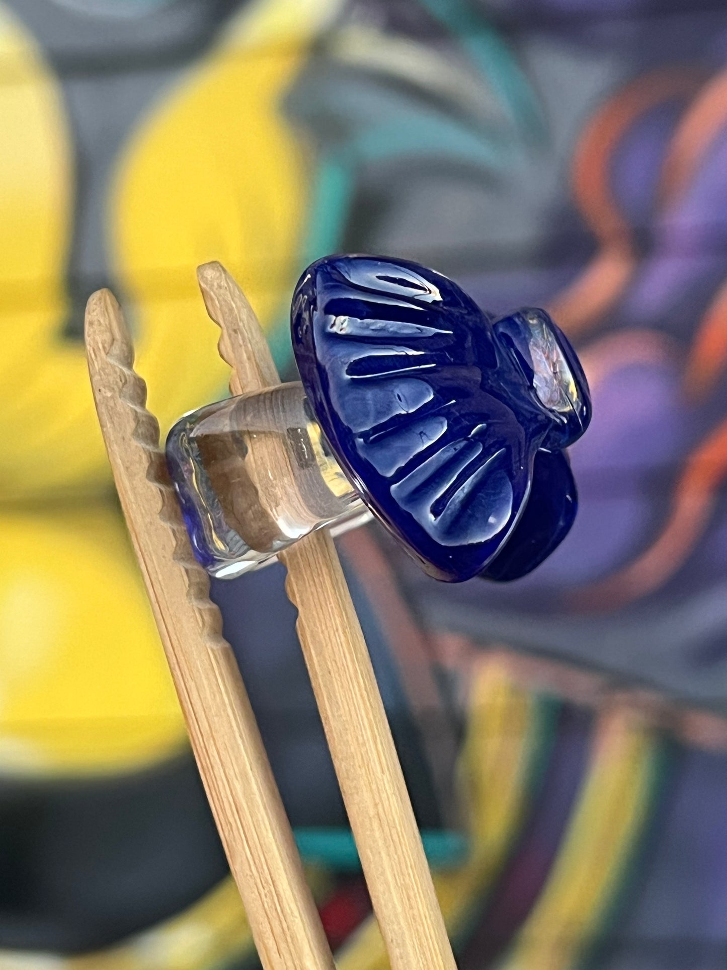 Sakibomb Bow Glass Ring # 5 Size 6
