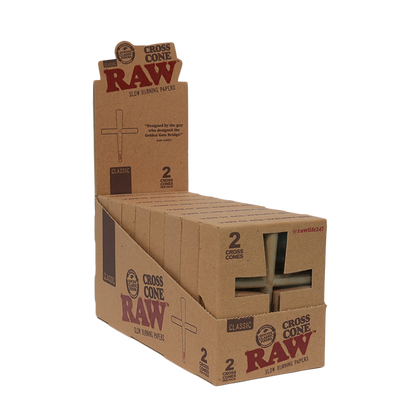 Raw Cross Cones 2 PK