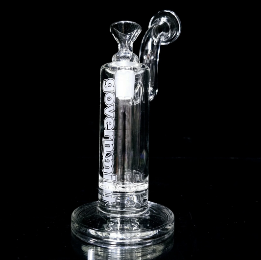 Governmint Glass Disc Bubbler