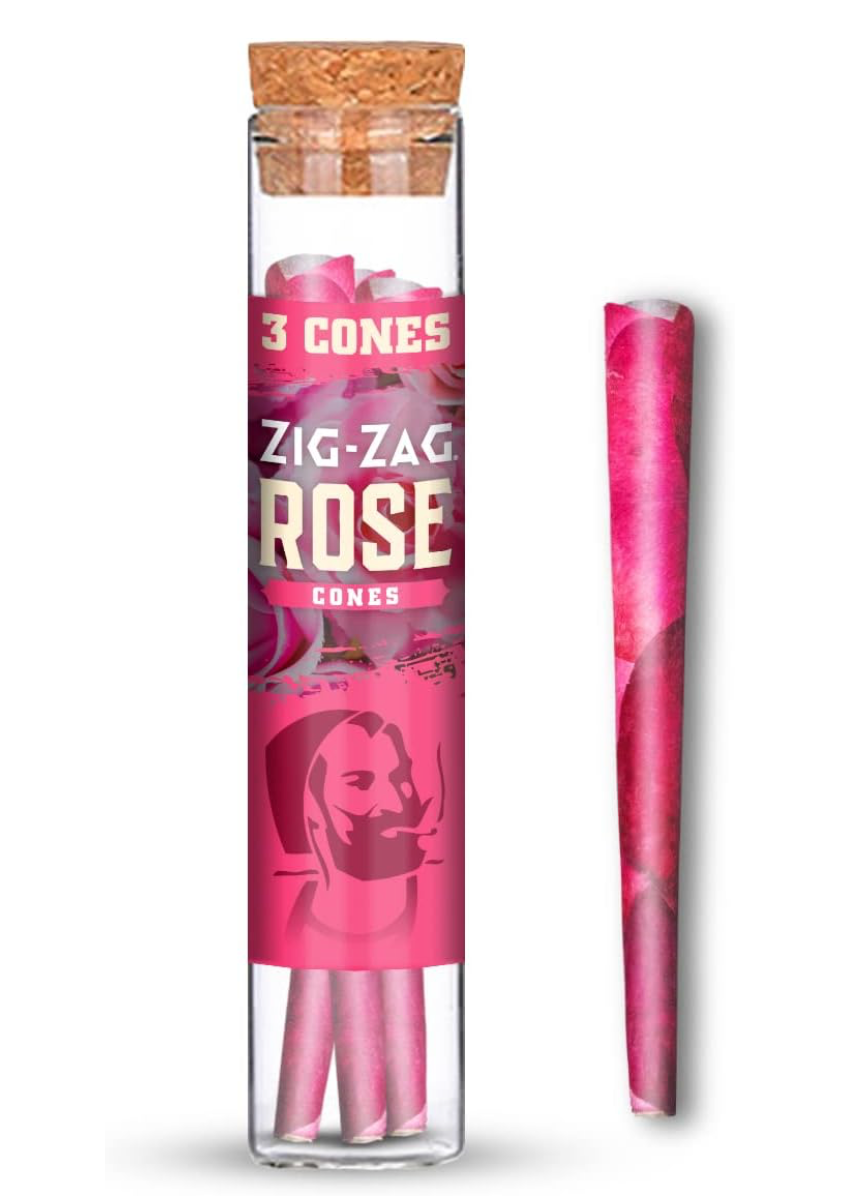 ZIg Zag Blunts Rose Cone