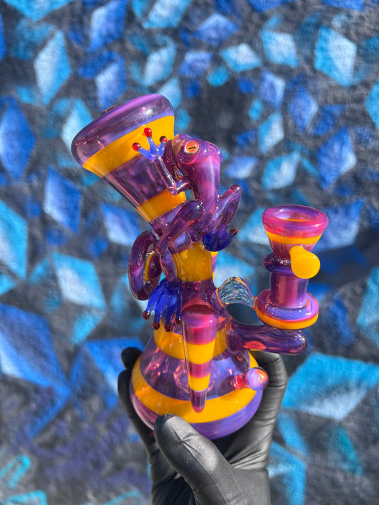 Smiley 7 Inch Mini Tube with 4 Hole Diffuser
