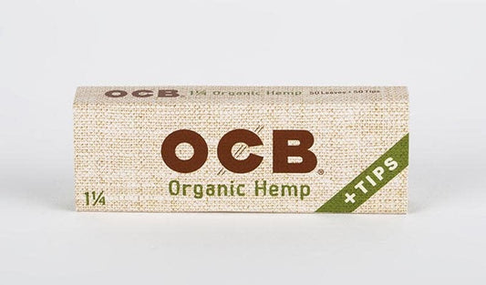 OCB Premium Hemp Papers 1.25 with Tips