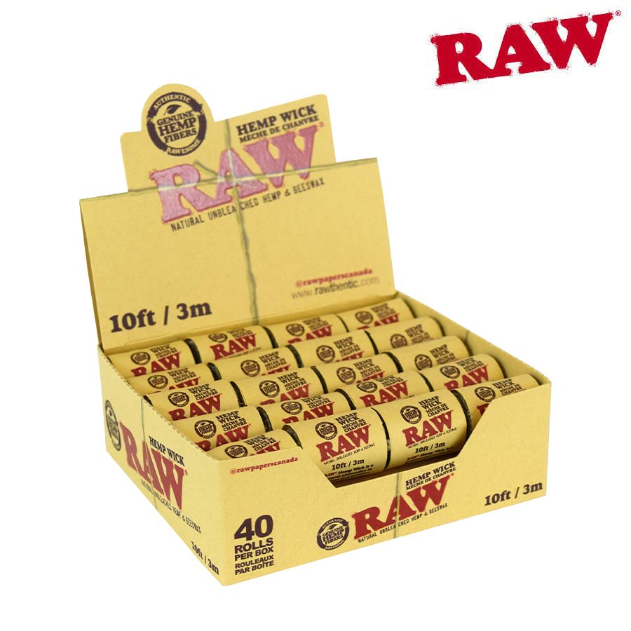 Raw 10 Foot Hemp Wick