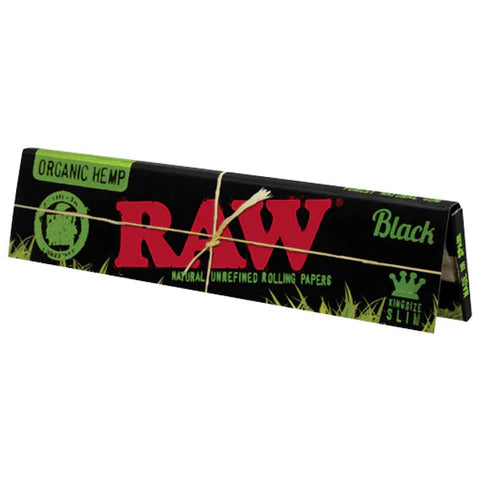 Raw Kingsize Organic Black Rolling Papers