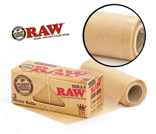 Raw Classic 3 Meter Roll Rolling Papers