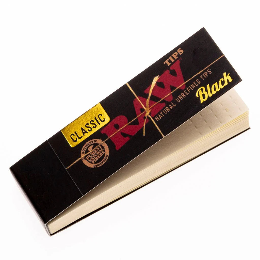 Raw Black Classic Rolling Tips