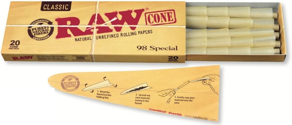 Raw Cones 98 Special 20 Pack