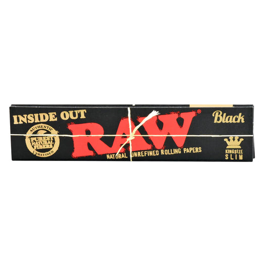 Raw Black Kingsize Inside Out Rolling Papers