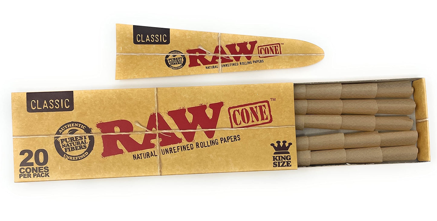 Raw Kingsize Cones 20 Pack